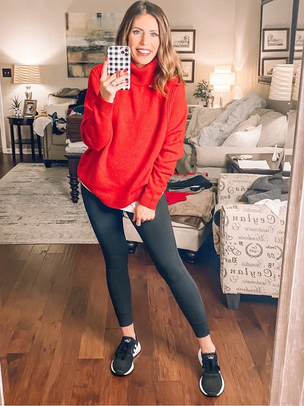 NWOT LOFT Classic Red Turtleneck Sweater - Women, size XL